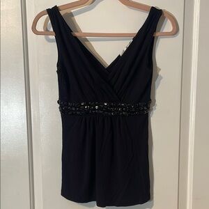 Dynamite Elegant Black Sleeveless Top